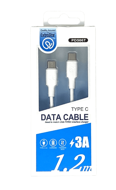 Extrastar Type C To Type C Data Cable - 1.2m