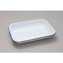 Falcon Enamel Bakepan - Traditional White - 28cm x 23cm x 4.5D