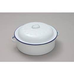 Falcon Falcon Roaster Round - Traditional White - 20cm x 8.5D