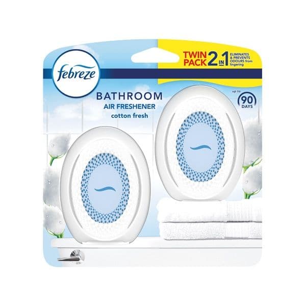 Febreze Bathroom Air Freshener Cotton - Twin Pack