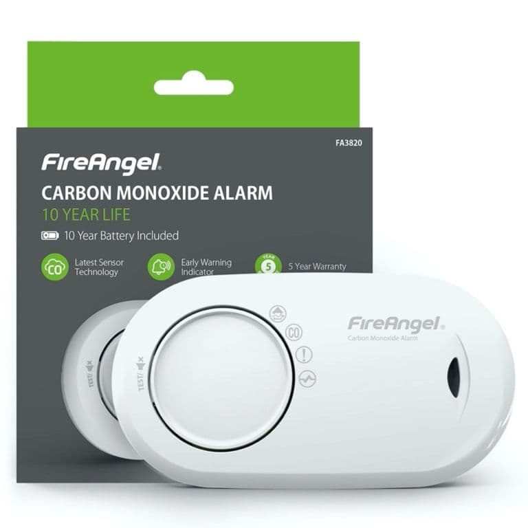 Fire Angel Carbon Monoxide Alarm - 10 Year Life