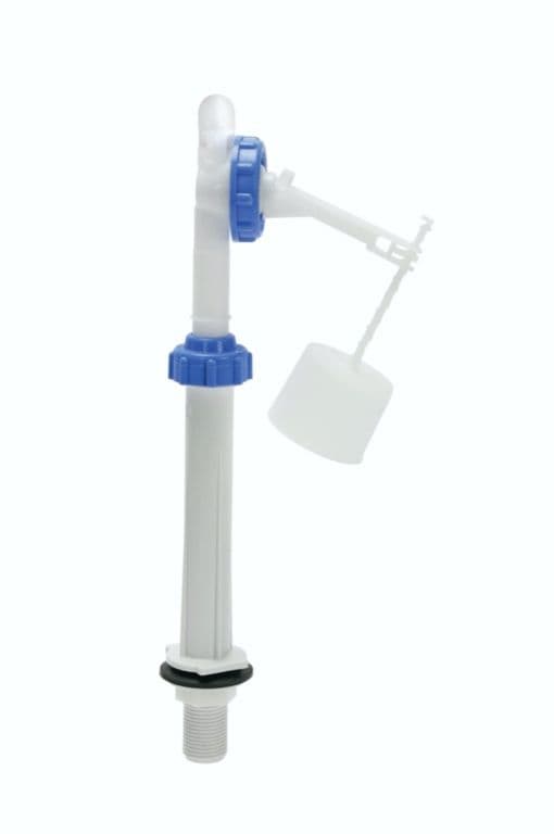 Fluidmaster Torbeck Bottom Entry Height Adjustable Fill Valve 1/2" Plastic Shank