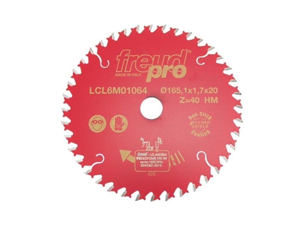 Freud TCT Circular Saw Blade 40T - 165x20