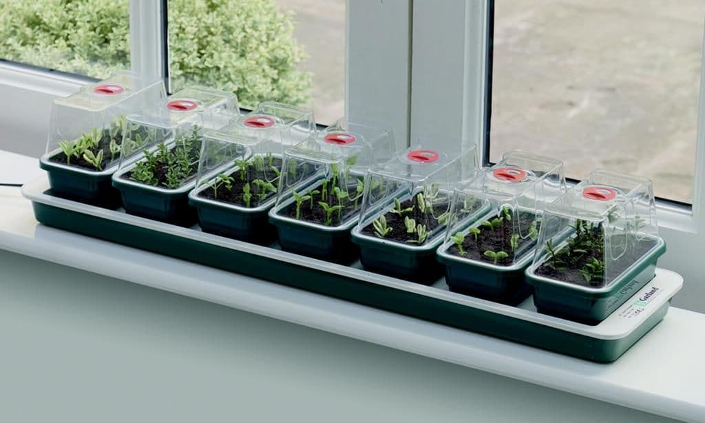 Garland Super 7 Electric Windowsill Propagator - 76 x 18.5 x 15cm 13 Watt