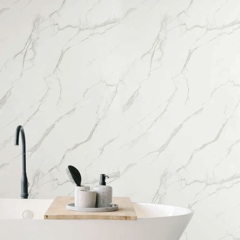 Giavani Carrera Marble Matt Wall Panel - 2.4 x 1m