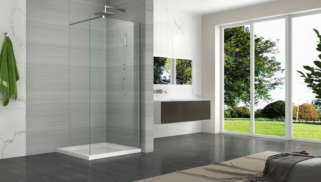 Giavani Glass Wetroom Panel - 8mm x 700mm