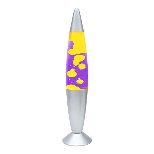 Global Gizmos Purple And Yellow Lava Lamp - 16"