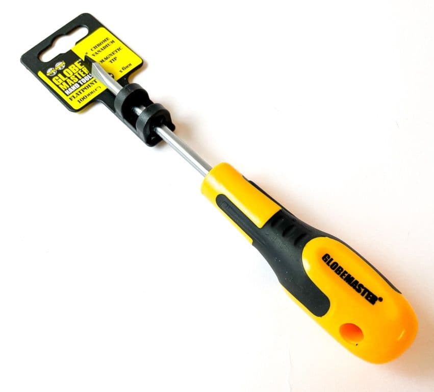 Globemaster Flatpoint Prof Screwdriver - 100x6mm(4")