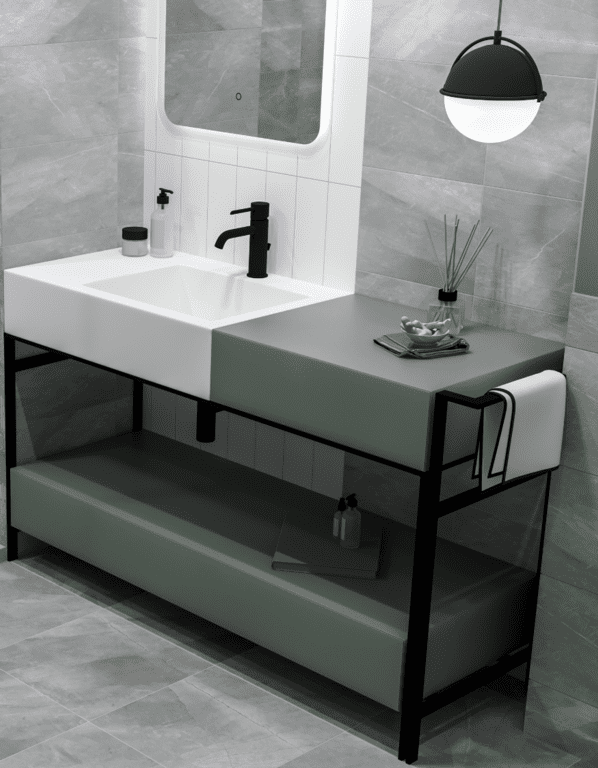 Golden Tile Stone Story Satin Grey Wall Tile 25 x 40cm - 1.6m2