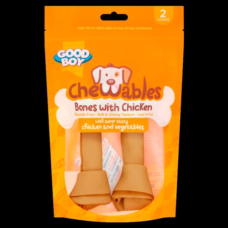 Good Boy Chewables Chicken & Veg Bones - 158g