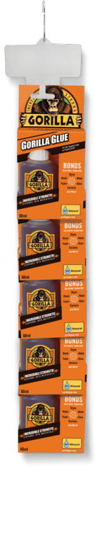 Gorilla Glue 60ml 5 Piece Clip Strip