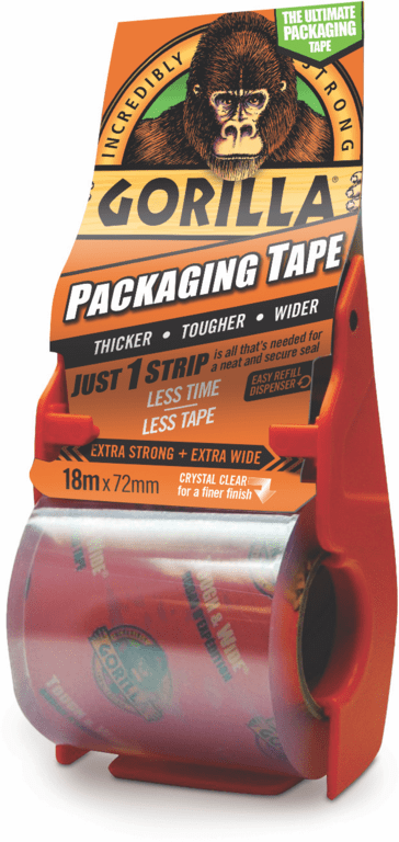 Gorilla Packaging Tape Dispenser - 18m