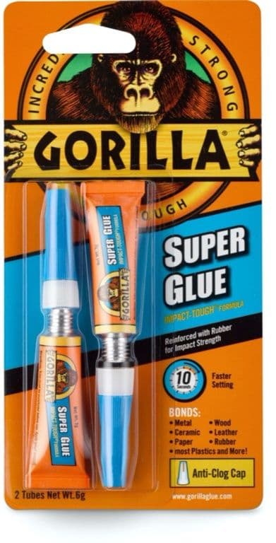 Gorilla Super Glue Tube - 2 x 3g