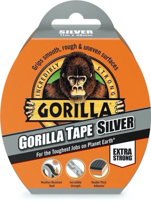 Gorilla Tape Silver - 48mm x 11m