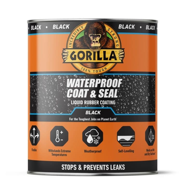 Gorilla Waterproof Coat & Seal Black - 946ml