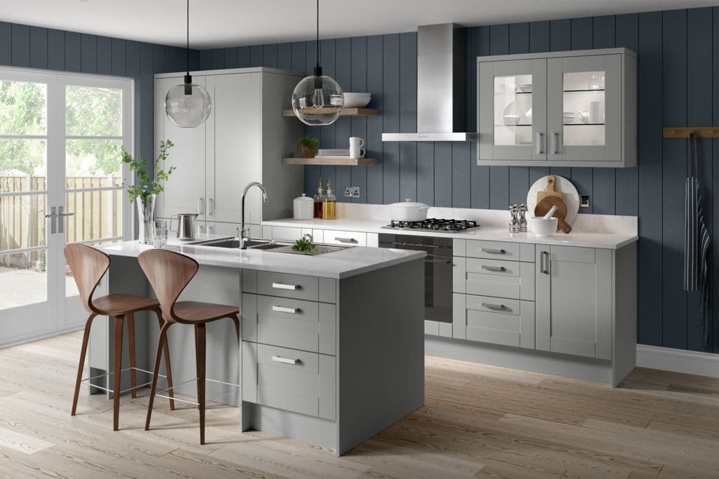 Gower Rapide+ Verona Grey Cooker Hood Unit - 600mm