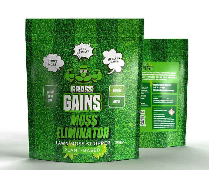 Grass Gains Organic Based Moss Eliminator - 2KG