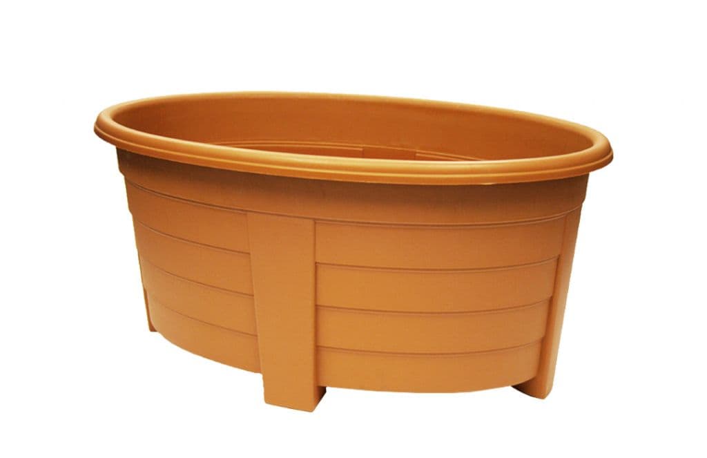 Grosvenor Oval Planter - 55cm Terracotta