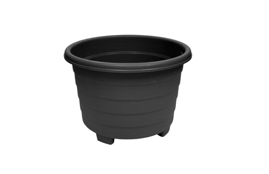 Grosvenor Round Planter - 32cm Ebony