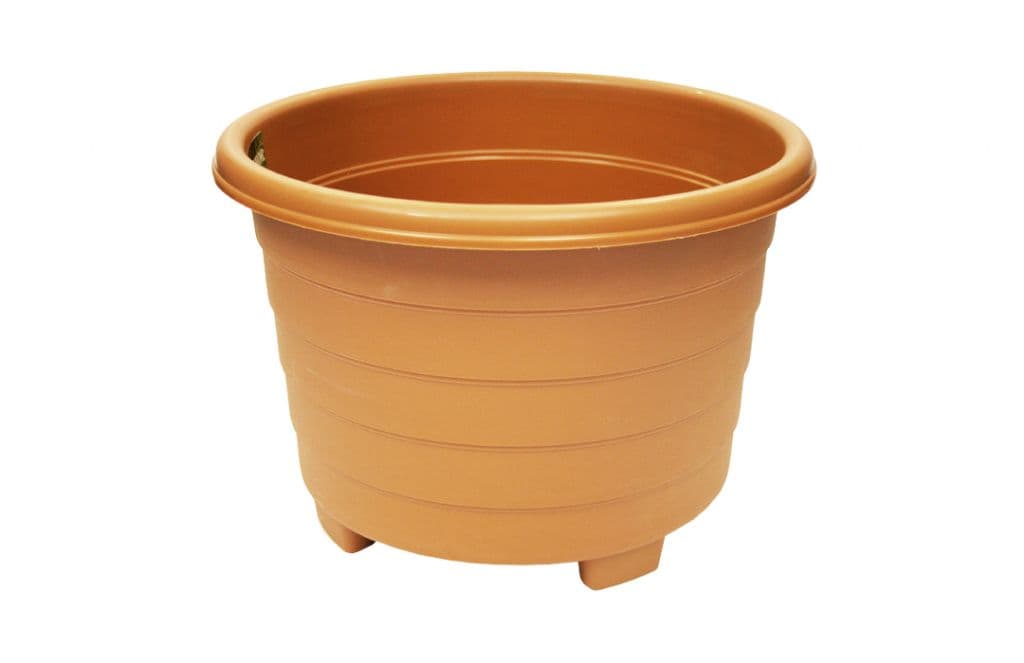 Grosvenor Round Planter - 39cm Terracotta