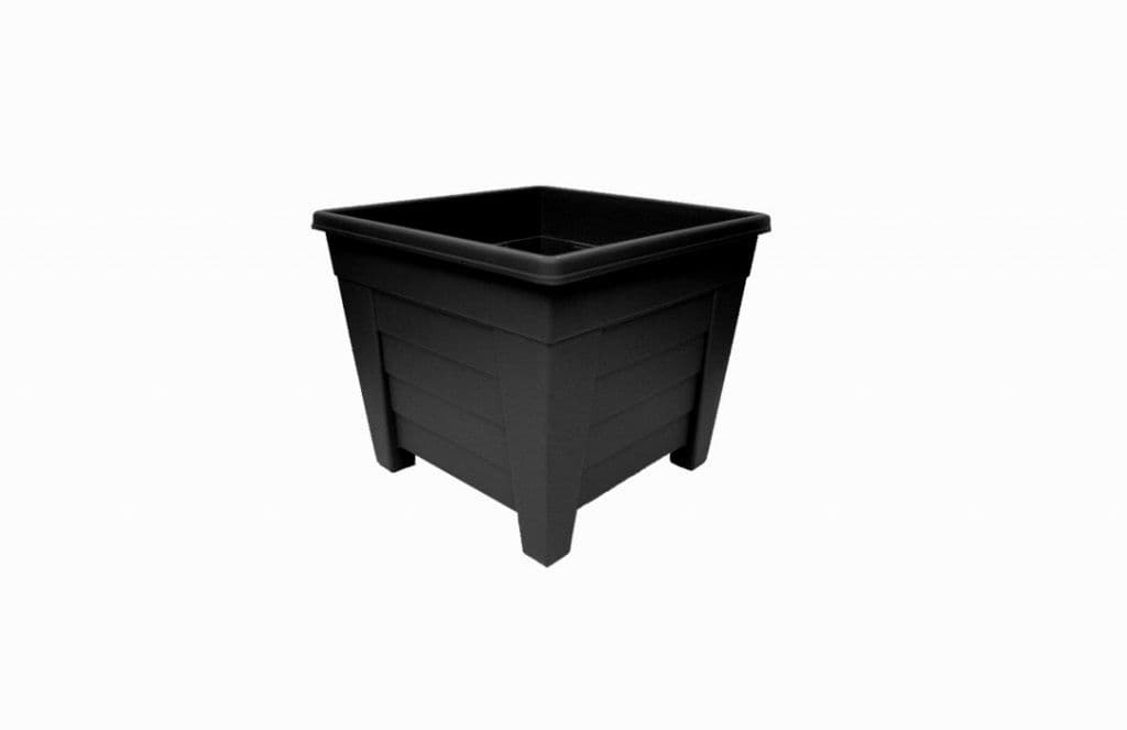Grosvenor Square Planter - 27cm Ebony