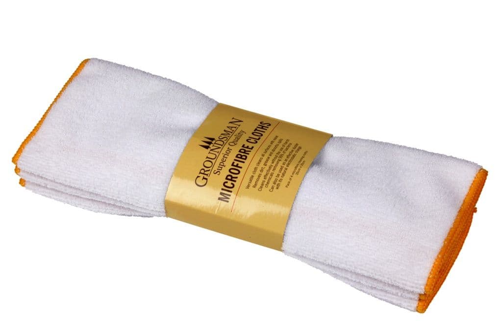 Groundsman Microfibre Cleaning Cloth - 35 x 35cm Pack 4