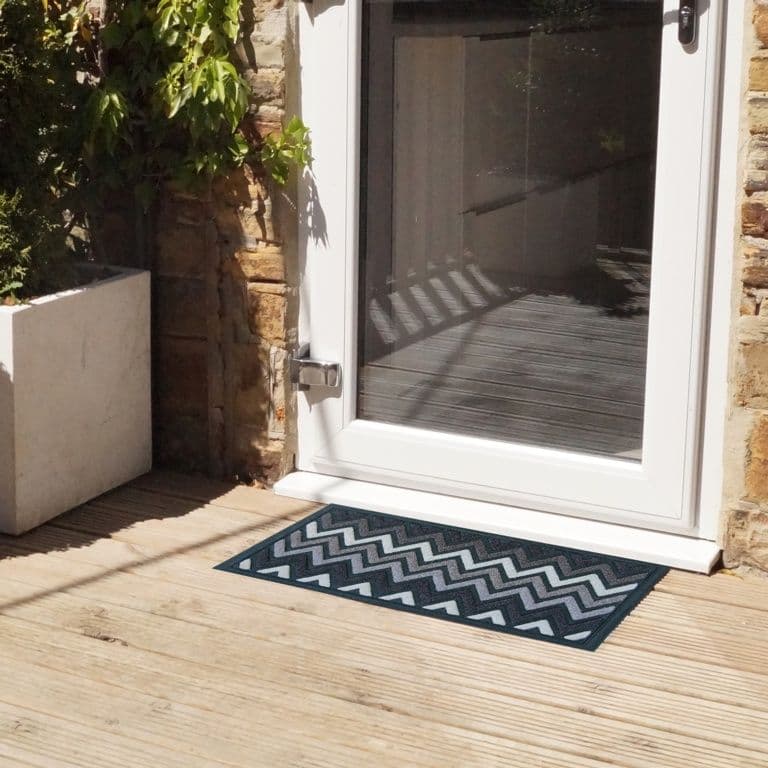 Groundsman Scrape N Sorb Mat 40 x 60cm - Chevron Grey