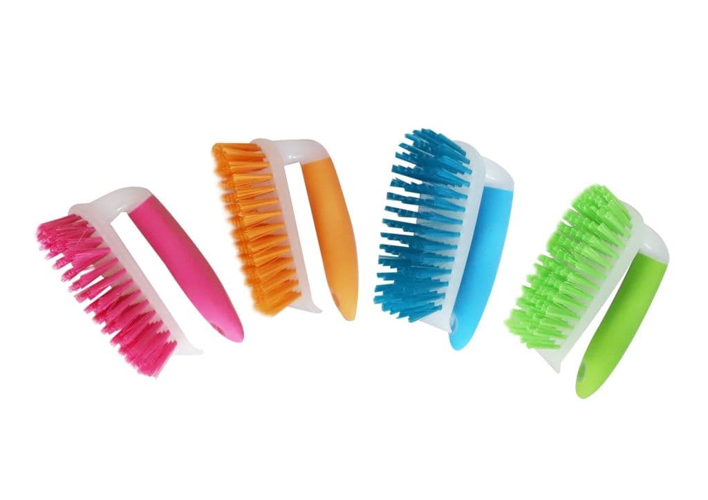 Groundsman Soft Grip Scrubbing Brush - Assorted Colours Available