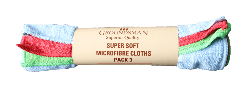 Groundsman Super Soft Microfibre Cloths 40 x 30cm - Pack 3