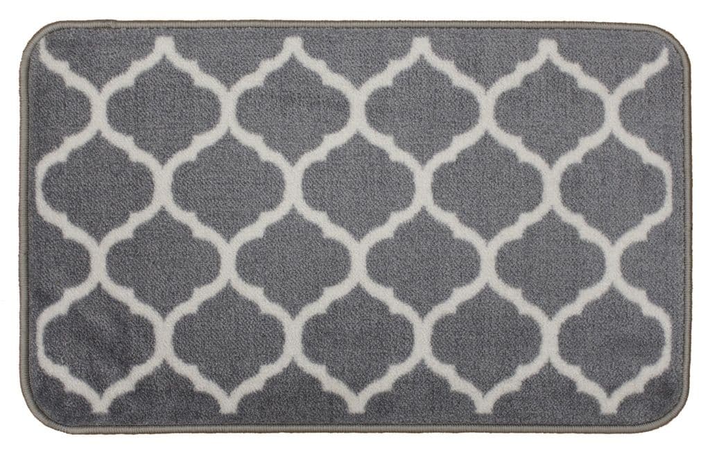 Groundsman Supersoft Washable Mat 50 x 75cm - Trellis Grey
