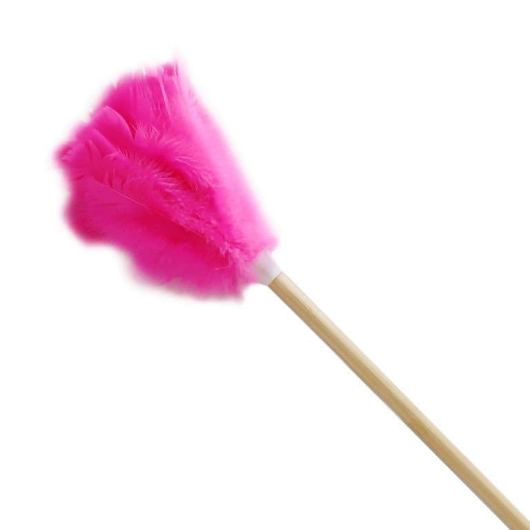 Groundsman Turkey Feather Duster With Bamboo Handle - 22"