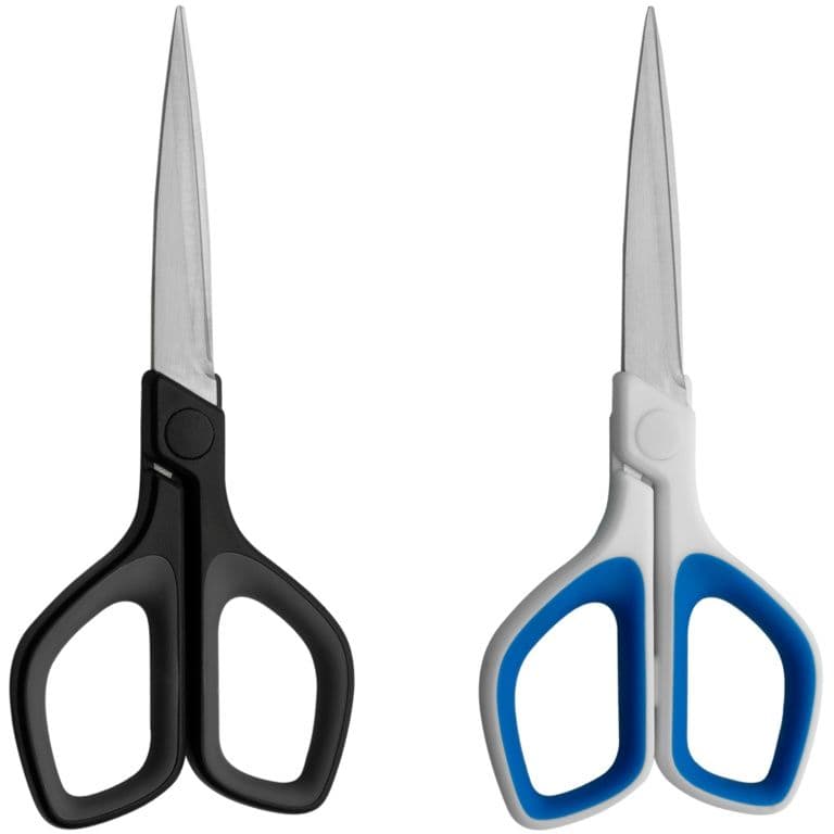 Grunwerg Household Scissors - White /Blue