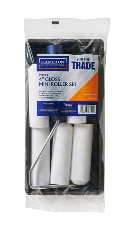 Hamilton For The Trade Mini Gloss Roller Set 4" - 7 Piece