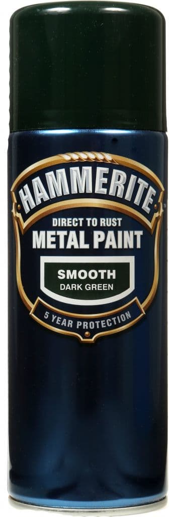 Hammerite Metal Paint 400ml Aerosol - Smooth Dark Green