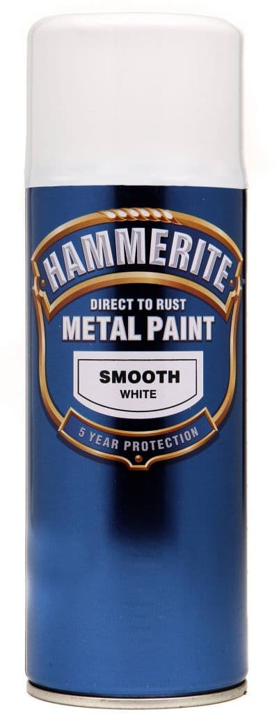 Hammerite Metal Paint 400ml Aerosol - Smooth White