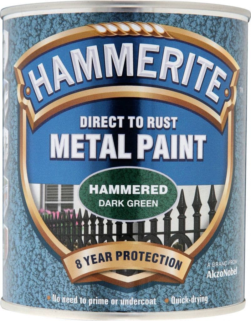Hammerite Metal Paint Hammered 750ml - Dark Green