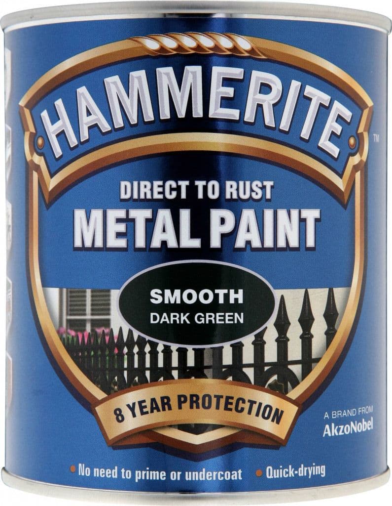 Hammerite Metal Paint Smooth 750ml - Dark Green