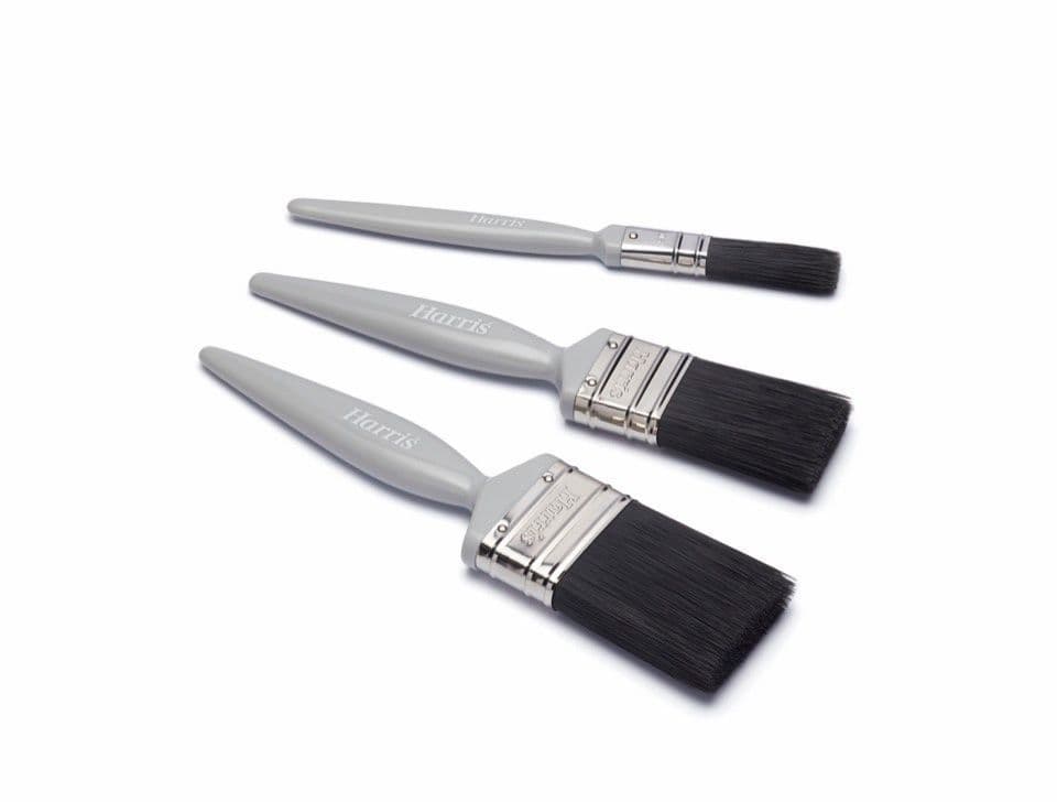 Harris Essentials Gloss Paint Brush Set - Pack 3