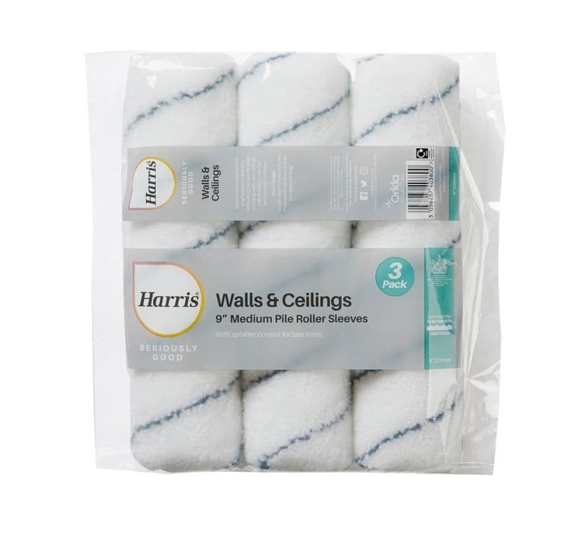 Harris Seriously Good 3 Medium Pile Sleeves - 9"
