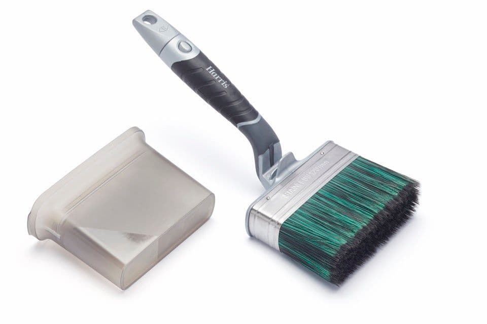Harris Ultimate Shed & Fence Swan Neck Paint Brush - 120mm