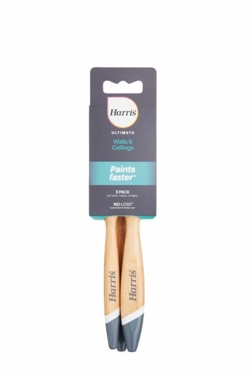 Harris Ultimate Wall & Ceiling Paint Brush - Pack 3