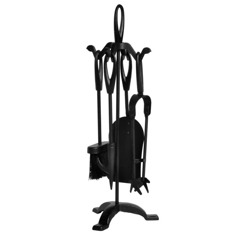 Hearth & Home All Black Companion Set 5 Piece - 24"