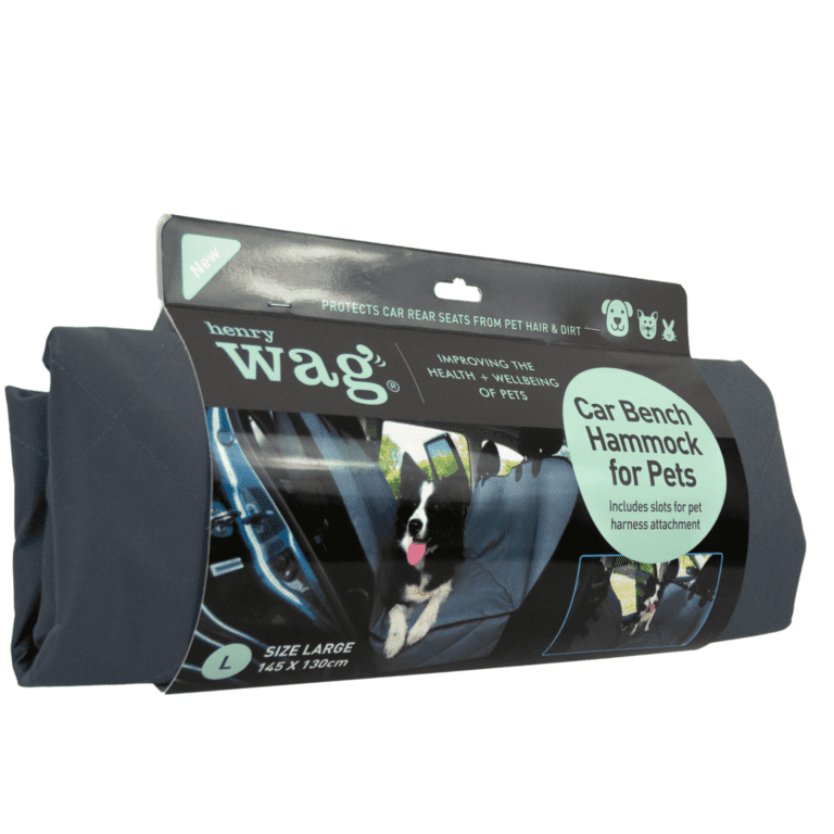 Henry Wag Pet Car Bench Hammock - Size: 145cm x 130cm