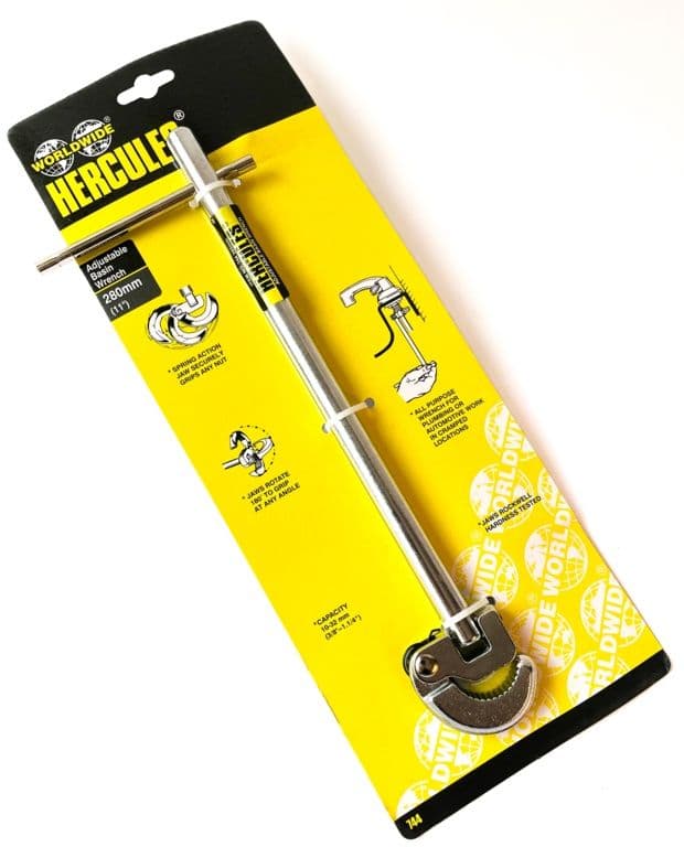 Hercules Adjustable Basin Wrench - 279mm(11")