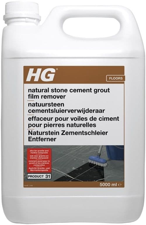 HG Natural Stone Cement Lime Film Remove - 5L
