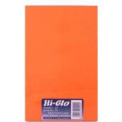 Hi-Glo Cards (Pack of 50) - 8' x 5"