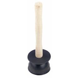 Hill Brush Medium Force Cup Sink Plunger - 10" Handle