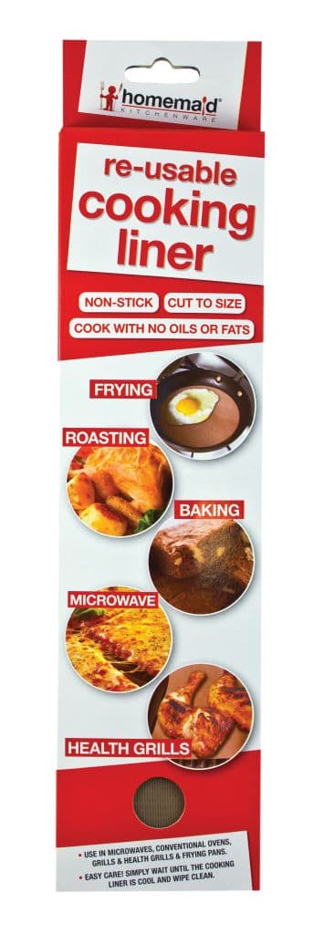 Homemaid Kitchenware Re-usable Cooking Liner - 250mm x 330mm