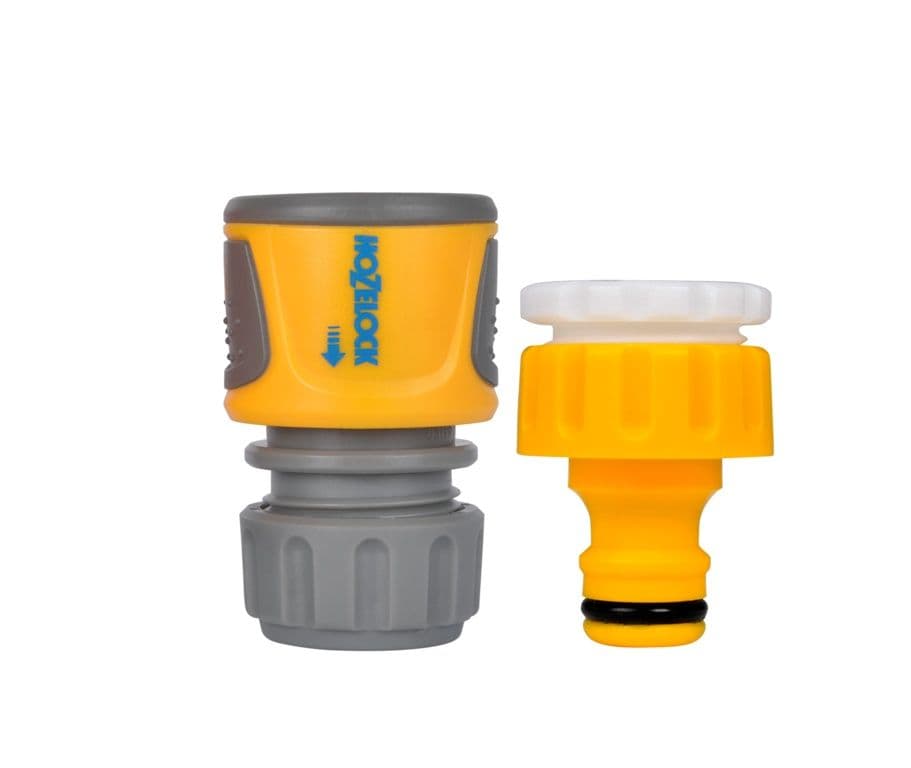 Hozelock Threaded Tap & Hose End Connector - Soft Touch