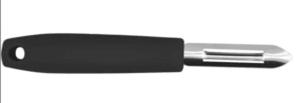 Initial Stainless Steel Straight Peeler
